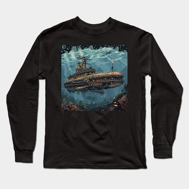 captain nemo Long Sleeve T-Shirt by horrorshirt